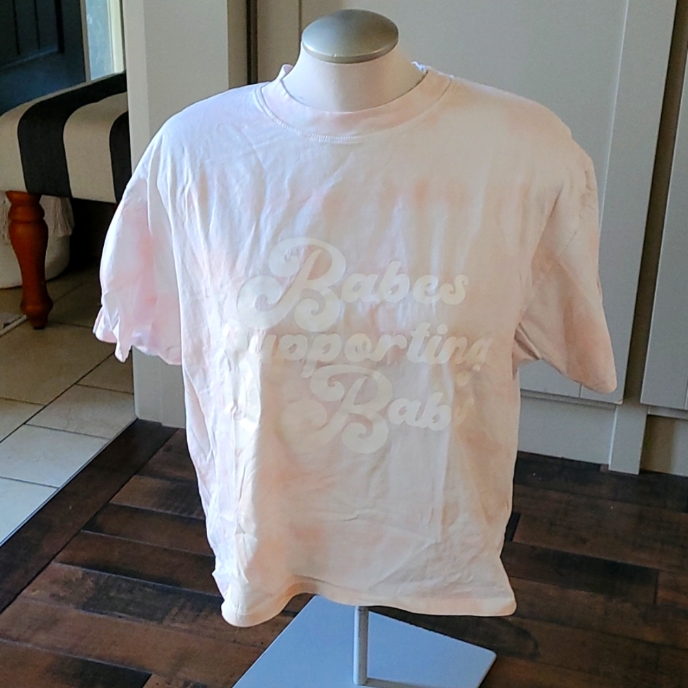 BRUNETTE the Label crop t-shirt. SZ S/M
